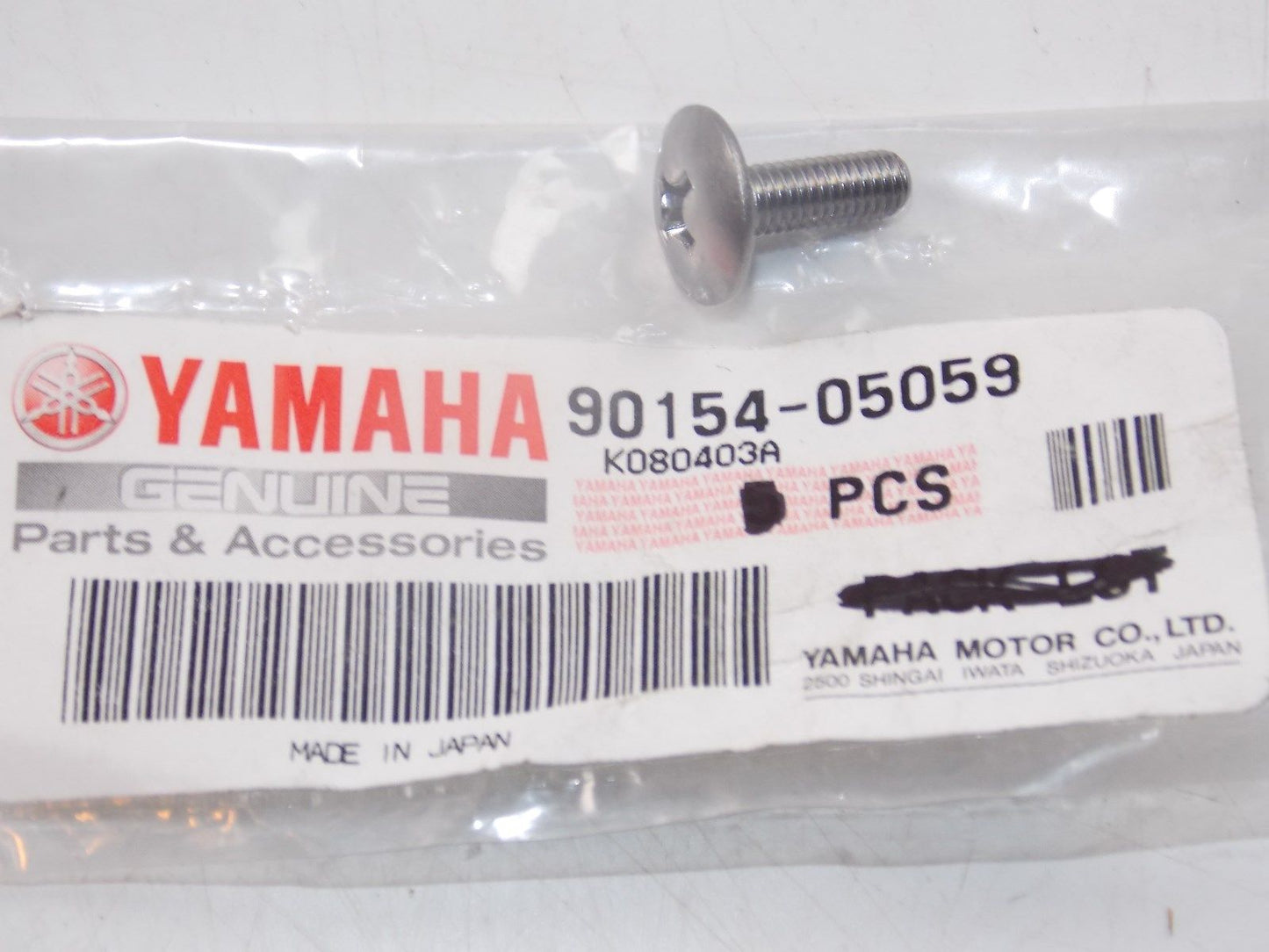 NOS YAMAHA 1976-2007 BINDING SCREW (3XV) YT125 YTM200 YFM225 YFP350  90154-05059 - MotoRaider