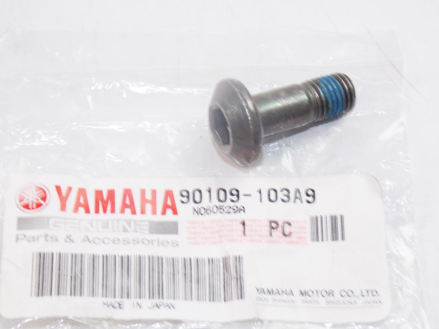 NOS YAMAHA 1986-2013 HEXAGON SOCKET BOLT FZ600 FZR400 FZS1000   90109-103A9 - MotoRaider
