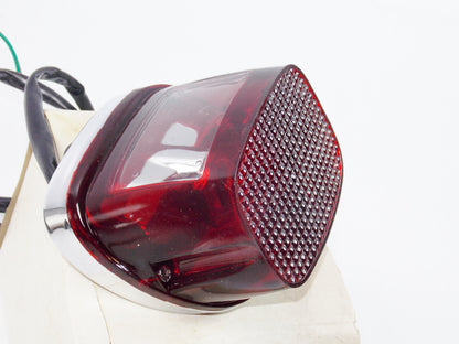 NOS CHROME SPECIALTIES FAT BOB REAR FENDER + TAILIGHT HD HARLEY BIG TWIN TO 1984 - MotoRaider