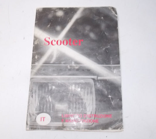 1990'S PEUGEOT SCOOTER OWNER MANUAL BOOK BOOKLET IN ITALIAN - MotoRaider