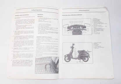 1990'S PEUGEOT SCOOTER OWNER MANUAL BOOK BOOKLET IN ITALIAN - MotoRaider