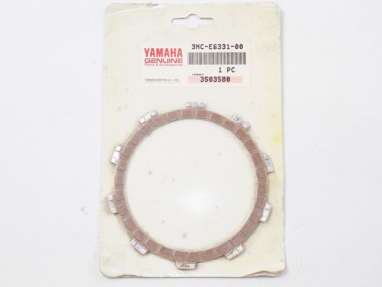 NOS YAMAHA  2002-2010 FRICTION PLATE 2 DT50 TZR50  3NC-E6331 - MotoRaider