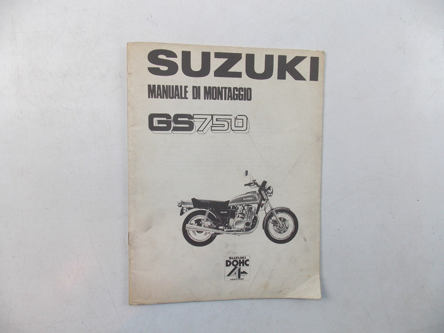 NEW SUZUKI 1976 ASSEMBLY MANUAL BOOK GS750 ITALIAN MS-8010-IT - MotoRaider