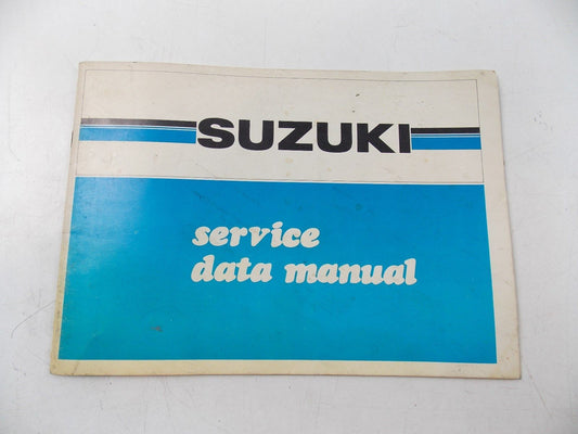 NEW SUZUKI 1972 SERVICE DATA MANUAL BOOK  IN ENGLISH - MotoRaider