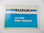 NEW SUZUKI 1972 SERVICE DATA MANUAL BOOK  IN ENGLISH - MotoRaider