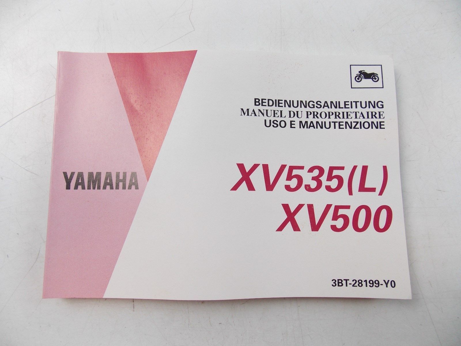 NEW YAMAHA  1992 YAMAHA USE MAINTENANCE MANUAL BOOK XV535L XB500 3BT-28199-Y0 - MotoRaider
