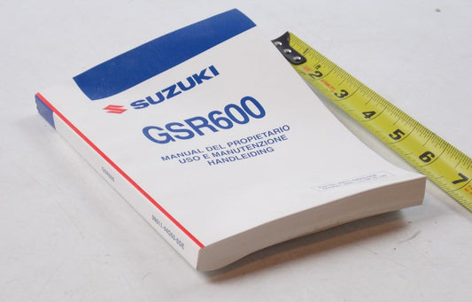 NEW SUZUKI 2005 OWNER'S MANUAL BOOK GSR600  99011-44G50-SDE - MotoRaider