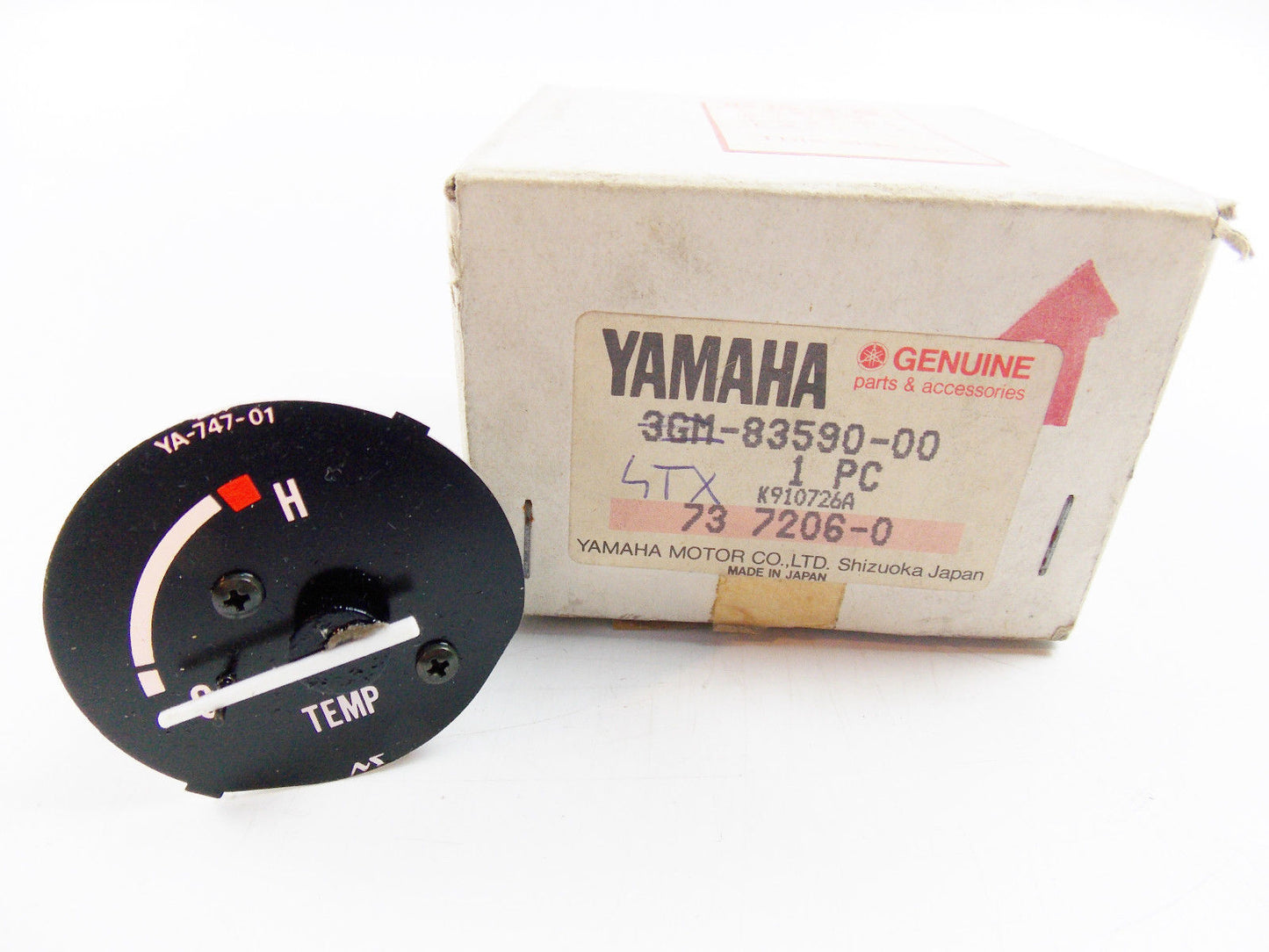 NOS YAMAHA 1989 1991 1993 TD850 FZR1000 WATER TEMPERATURE METER GAUGE 3GM-83590 - MotoRaider