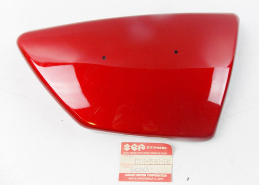 N0S OEM SUZUKI 1991-1996 RH COVER FRAME GN125  47111-05301-19A - MotoRaider