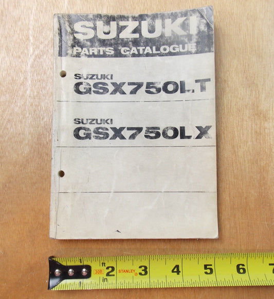 USED SUZUKI 1980 PARTS CATALOGUE BOOK GSX750LT/LX  99000-94201 - MotoRaider