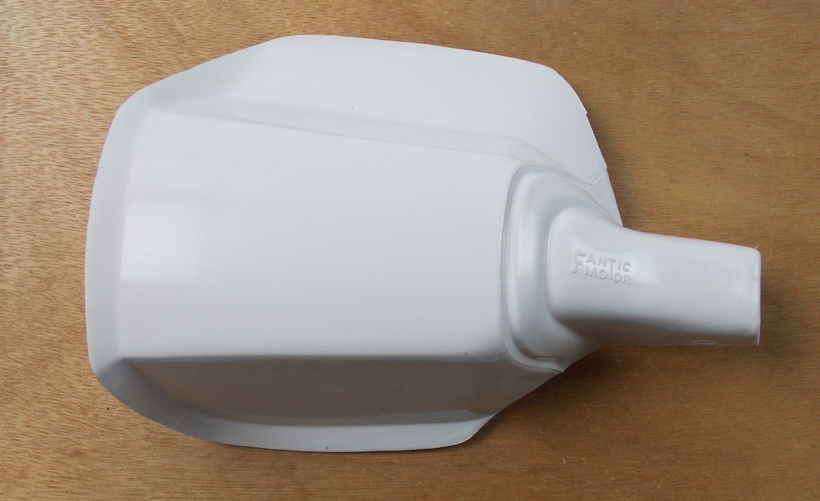 NOS FANTIC MOTOR HANDGUARDS SHIELD PROTECTOR WHITE TRIAL MOTOCROSS ENDURO GUARD - MotoRaider