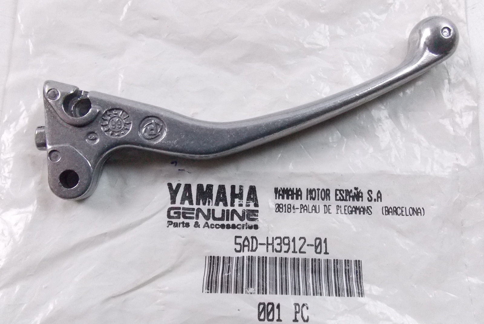 NOS YAMAHA 1997 1998 1999 YN50 SCOOTER BRAKE LEFT LEVER 5AD-H3912-01 - MotoRaider