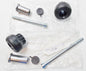NOS NEW SUZUKI ACCOSSATO SV650 BLACK CRASH PADS FRAME SLIDERS GUARDS 99999-ACSV6 - MotoRaider