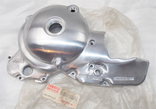 NOS YAMAHA 1993 1994 1995 1997 VIRAGO 535 XV535 ENGINE COVER LEFT 2NT-15411-01 - MotoRaider