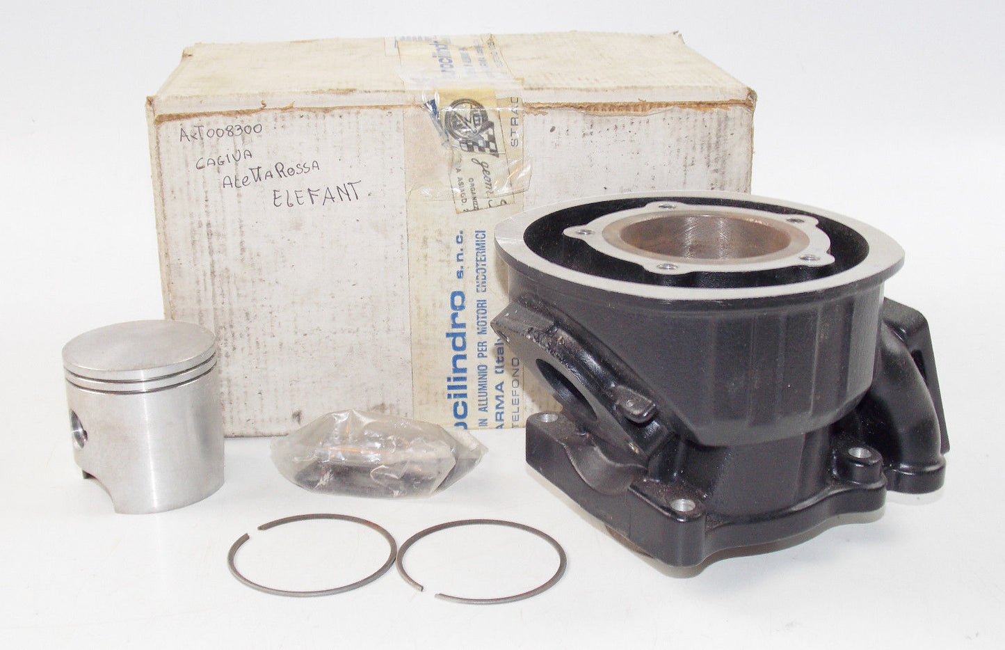 NOS 61.5mm CYLINDER/PISTON/RINGS KIT CAGIVA ALETTA ROSSA TOP END WATER COOLED - MotoRaider