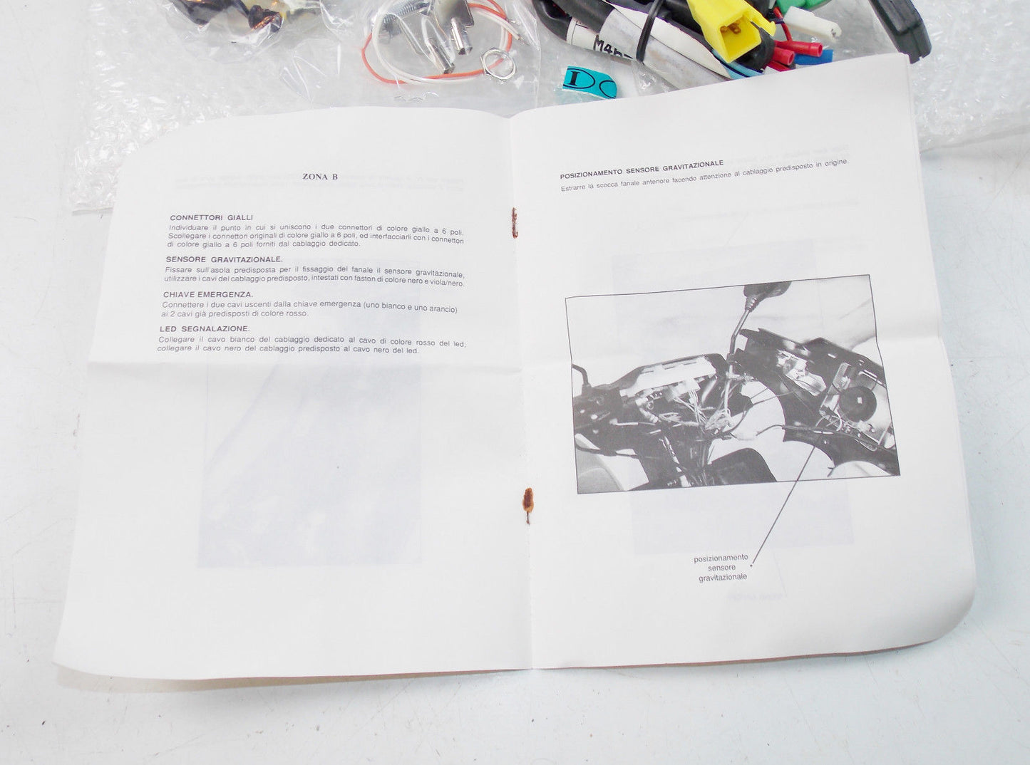 NOS M46 SUZUKI SCOOTER ADDRESS ANTI THEFT ALARM SECURITY SYSTEM REMOTE ITALY - MotoRaider