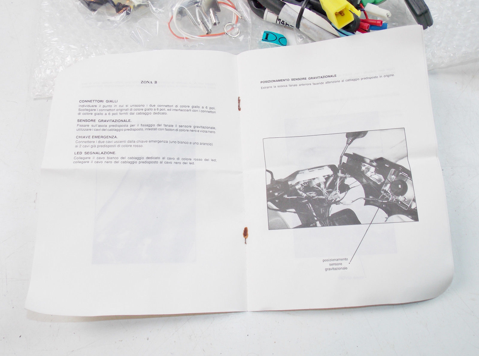 NOS M46 SUZUKI SCOOTER ADDRESS ANTI THEFT ALARM SECURITY SYSTEM REMOTE ITALY - MotoRaider