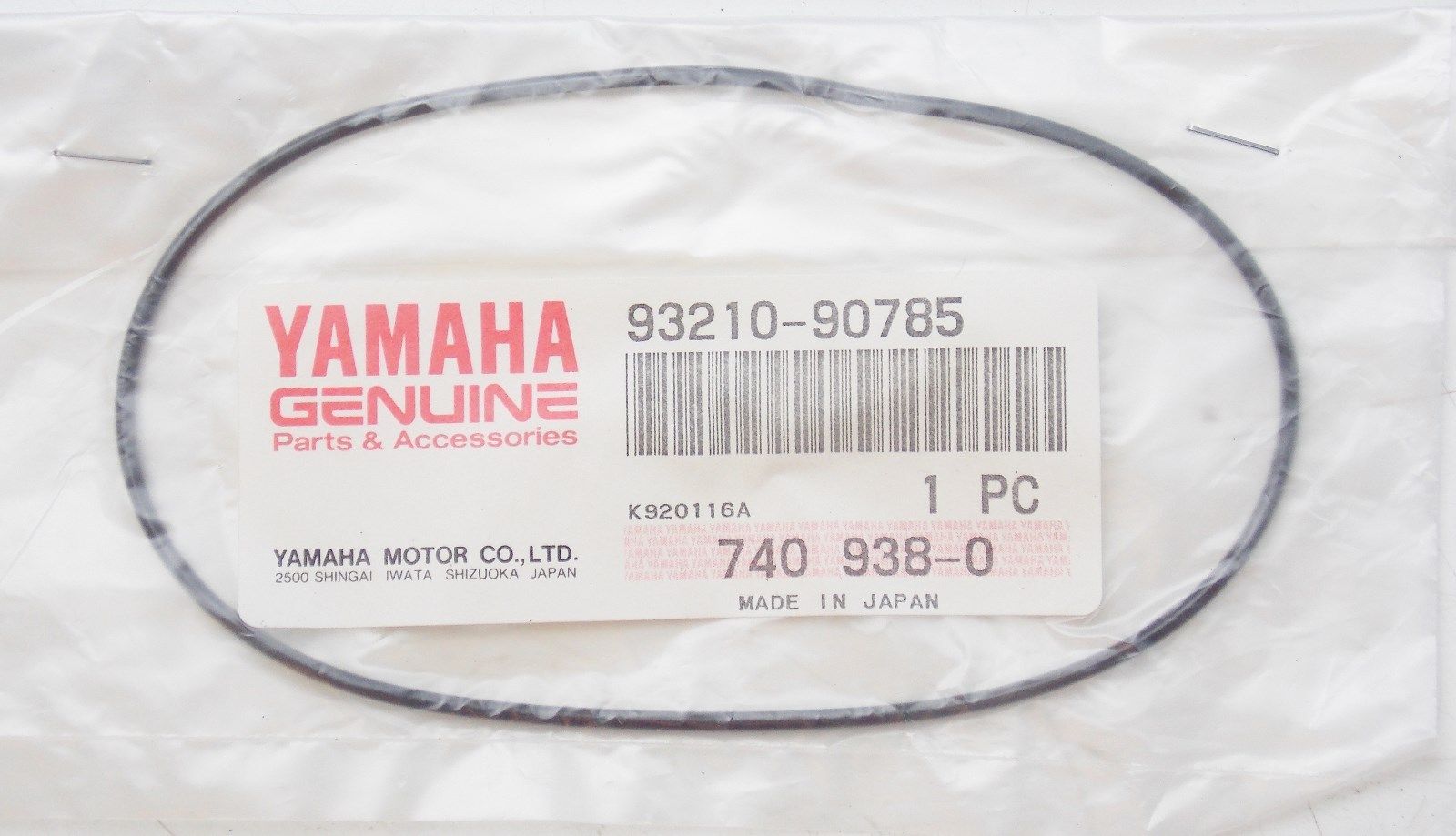 NOS YAMAHA 1992-2013 O-RING TDM850 YZ125   93210-90785 - MotoRaider