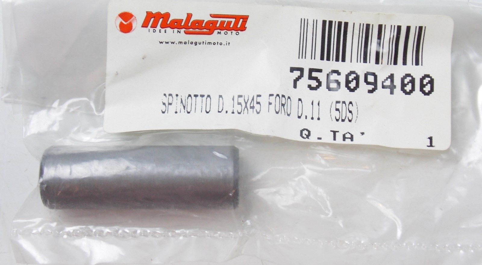 NOS YAMAHA 2003-2010 MALAGUTI PIN 15X45MM HOLE 11MM DRAKON XSM XTM 50CC 75609400 - MotoRaider