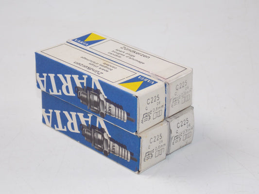 NOS 1 SET of 4 VARTA C225 SPARK PLUG GERMANY - MotoRaider