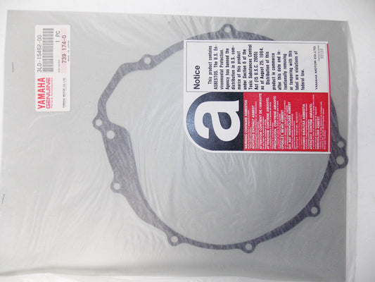 NOS YAMAHA 1989 1990 1991 XTZ750 SUPER TENERE CRANKCASE COVER GASKET 3LD-15462-0 - MotoRaider