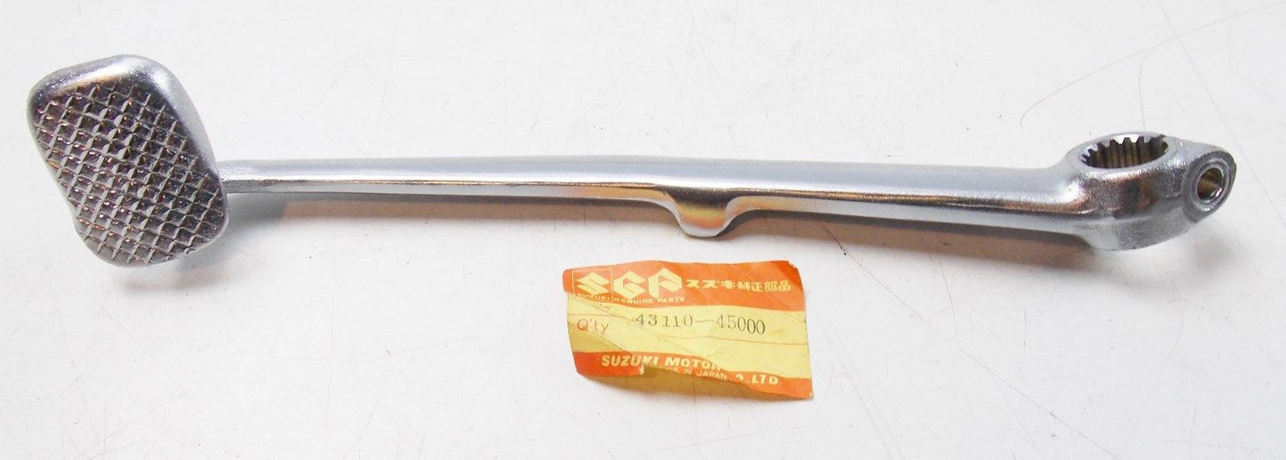 NOS SUZUKI 1977 1978 1979 RIGHT BRAKE PEDAL GS550  43110-45000 - MotoRaider