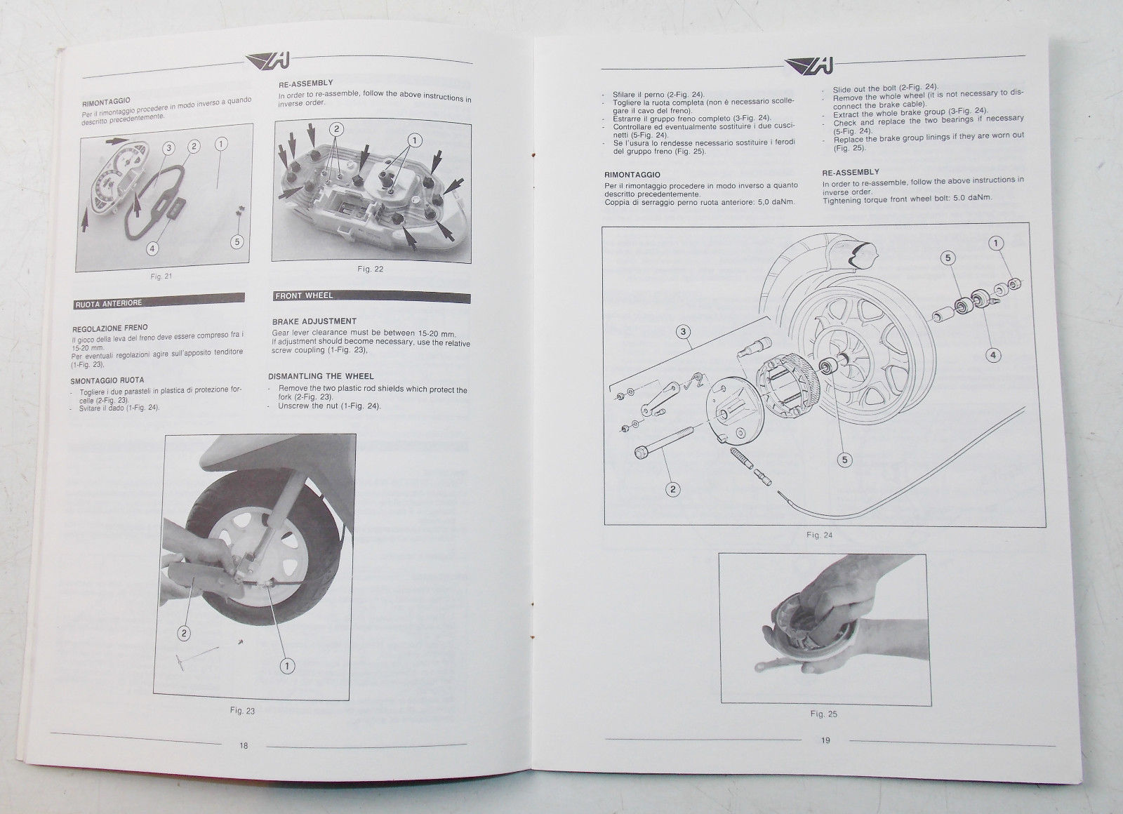 APRILIA SCOOTER AMICO 50 WORKSHOP MANUAL BOOK 910 - MotoRaider