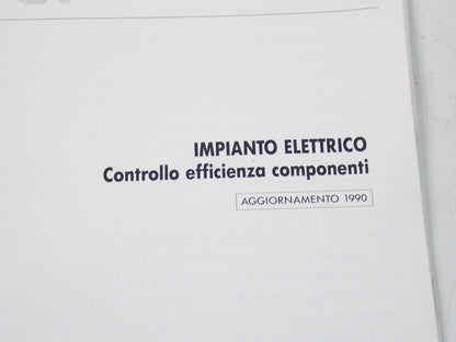 1990 UPDATE APRILIA ELECTRICAL SYSTEM COMPONENTS EFFICIENCY CONTROL MANUAL BOOK - MotoRaider
