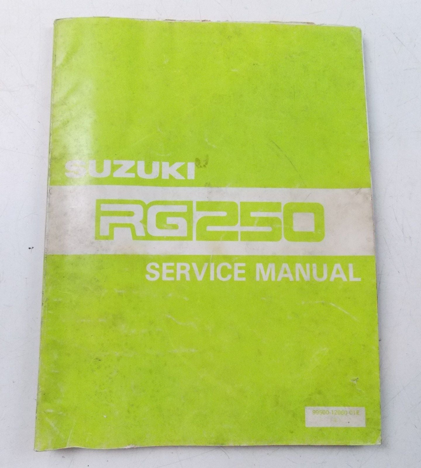 NOS SUZUKI 0CT. 1985 SERVICE MANUAL RG250  99500-12060-01E - MotoRaider