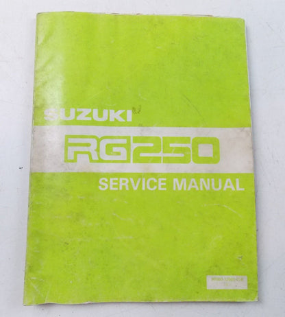 NOS SUZUKI 0CT. 1985 SERVICE MANUAL RG250  99500-12060-01E - MotoRaider