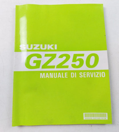 NOS SUZUKI AUGUST 1998 SERVICE MANUAL GZ250   99500-32100-01B - MotoRaider