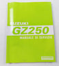 NOS SUZUKI AUGUST 1998 SERVICE MANUAL GZ250   99500-32100-01B - MotoRaider