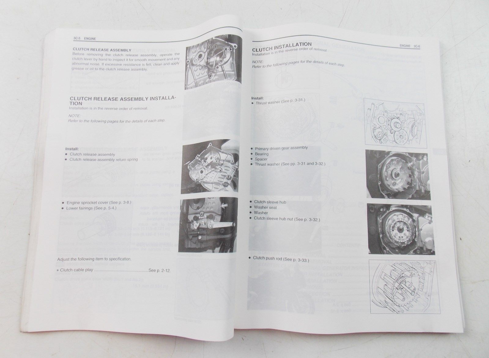 NOS SUZUKI JAN. 1997 SERVICE MANUAL GSX750F  99500-37100-01E - MotoRaider