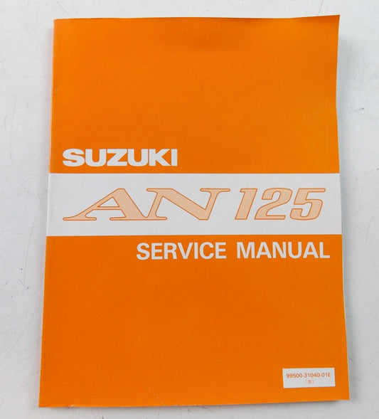 NOS SUZUKI 0CT. 1994 SERVICE MANUAL SHOP BOOK AN125 99500-31040-01E - MotoRaider