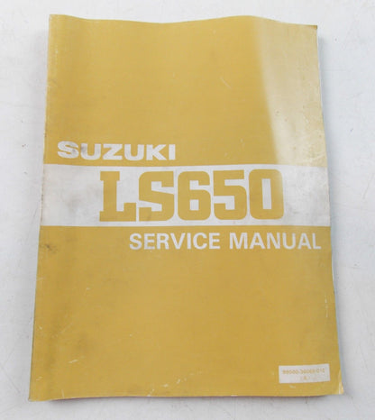 NOS SUZUKI FEBRUARY 1986 SERVICE MANUAL LS650 99500-36068-01E - MotoRaider