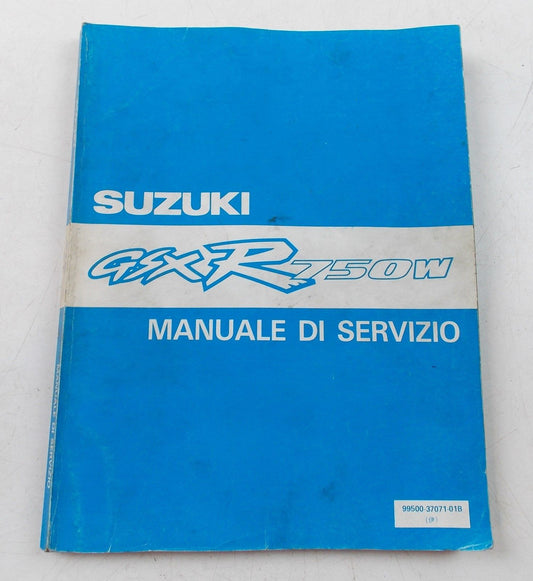 NOS SUZUKI SEPTEMBER 1992 SERVICE MANUAL GSXR750W  99500-37071-01B - MotoRaider