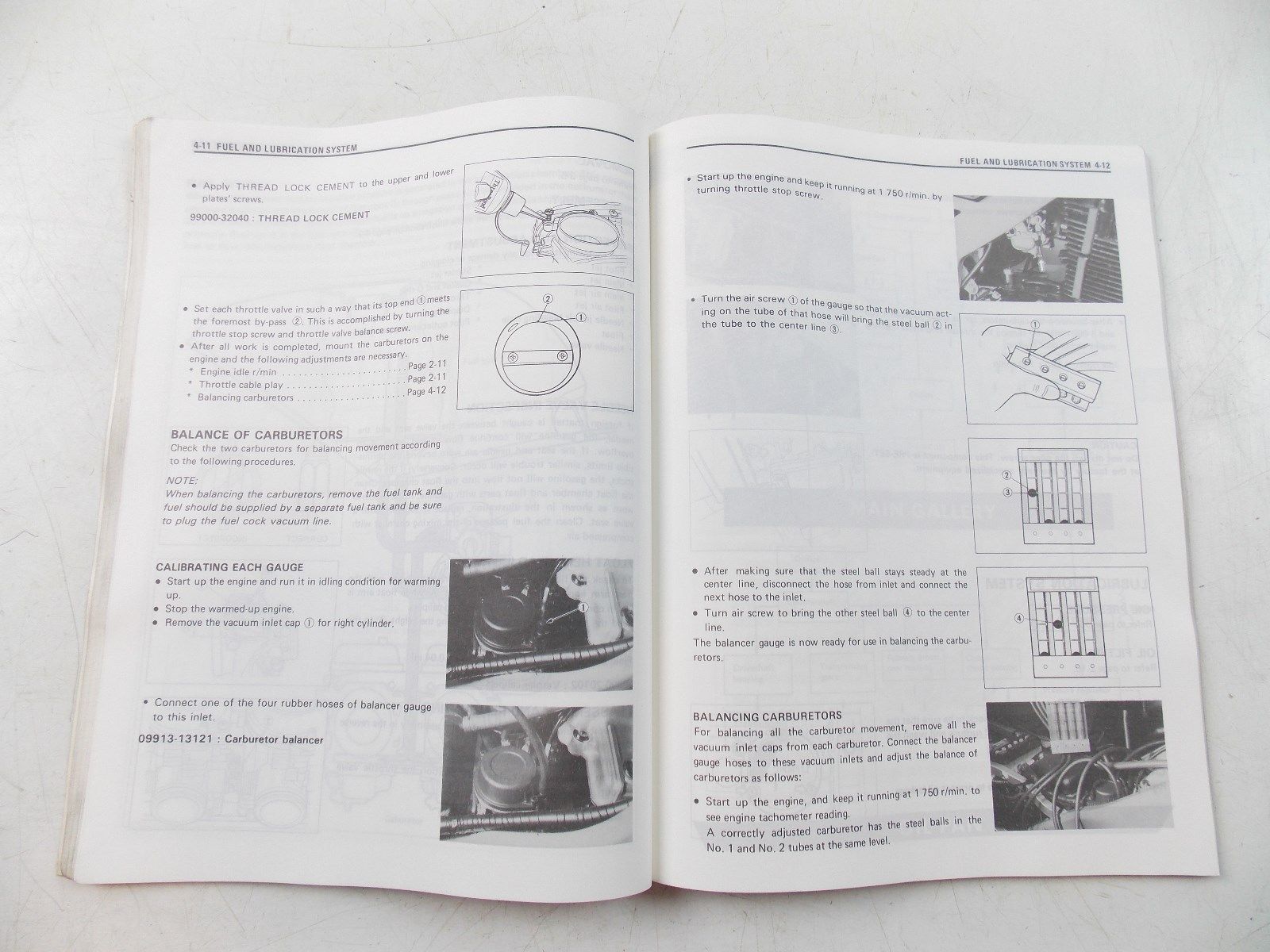 NOS SUZUKI MARCH 1989 SERVICE MANUAL GS500E  99500-34060-01E - MotoRaider