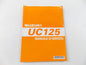 NOS SUZUKI DECEMBER 1998 SERVICE MANUAL UC125 99500-31120-01B - MotoRaider