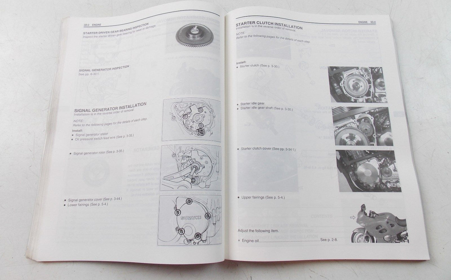 NOS SUZUKI NOVEMBER 1997 SERVICE MANUAL GSX600F  99500-35070-01E - MotoRaider