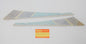 NOS SUZUKI 1996-1999 SEAT TAIL COVER EMBLEM STICKER DECAL MARK 68160-44180-76P - MotoRaider
