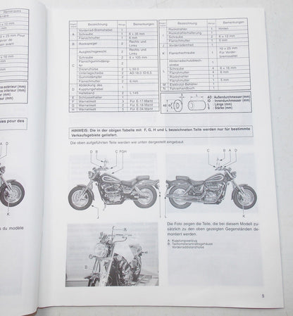 USED SUZUKI 1999 SET-UP MANUAL  VZ8004   99505-01090-011 - MotoRaider