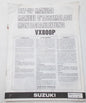 USED SUZUKI 1992  SET-UP MANUAL  VX800P   99505-01273-011 - MotoRaider