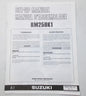 USED SUZUKI 2000  SET-UP MANUAL RM250K1 99505-01051-01T - MotoRaider
