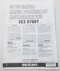 USED SUZUKI 2000 SET  UP MANUAL GSX-R750Y   99505-01210-011 - MotoRaider