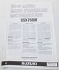 USED SUZUKI 1997 SET UP MANUAL GSX-750W   99505-01118-011 - MotoRaider