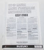 USED SUZUKI 1999 SET UP MANUAL GSX1200X   99505-01289-011 - MotoRaider