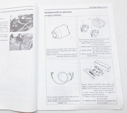 USED SUZUKI 1993  SUPPLEMENTARY SERVICE MANUAL GSX-R750W  99501-337150-01B - MotoRaider