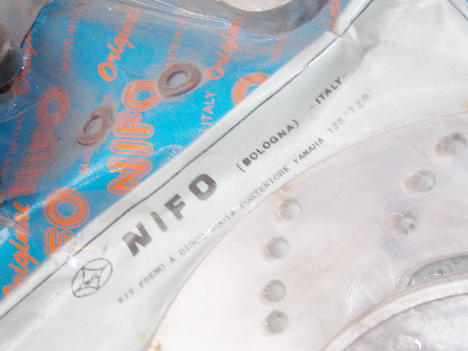 1980's NIFO REAR WHEEL DISC BRAKE KIT YAMAHA TZR125 CALIPER BRACKET ROTOR - MotoRaider