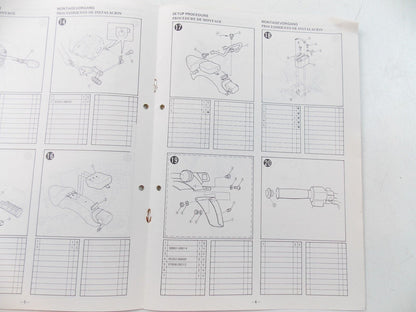 NOS YAMAHA 1989  ASSEMBLY MANUAL BOOK XV240  XV250 3KF-28107-W0 - MotoRaider