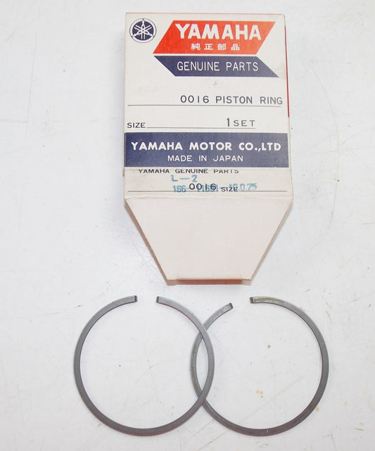 NOS YAMAHA  1967-1970 PRISTON RING SET 1ST OVER 0.25 YL2 L5T166-11601-10 - MotoRaider